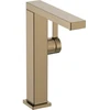 Image de hansgrohe Mitigeur lavabo monocommande Tecturis E m avec bec pivotant + vidage poussoir, bronze brossé