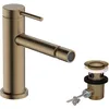 Image de hansgrohe Tecturis S - Mitigeur bidet avec tirette et vidage, Robinet bidet, Robinet de salle de bain avec hauteur sous bec 100 mm, Bronze brossé, 73201140
