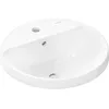 Image de hansgrohe Xuniva S lavabo encastré, avec trop-plein, 1 trou pour robinet, 450x450mm, blanc, 60159450
