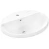 Image de hansgrohe Xuniva D lavabo encastré, avec trop-plein, 1 trou pour robinet, 550x450mm, blanc, 60160450