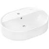 Image de hansgrohe Xuniva U lavabo à poser, avec trop-plein, 1 trou pour robinet, 600x450mm, blanc, 60171450
