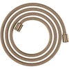 Image de hansgrohe Flexible douche textile 2000, 1x mâle conique, 1x cylindre, brossé or