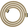 Image de hansgrohe Flexible de douche textile 2000, raccords cylindriques mut. des deux côtés, optique or poli