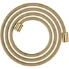 Image de hansgrohe Flexible de douche textile 2000, raccords cylindriques mut. double, optique or brossé