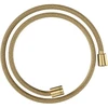 Image de hansgrohe Flexible de douche textile 1250 mm, 1x mâle conique, 1x femelle cylindrique, finition or optique