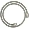 Image de hansgrohe Flexible de douche textile 1250 mm, raccords cylindriques mutuels, aspect inox