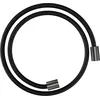 Image de hansgrohe AXOR ShowerSolutions flexible de douche textile, 1250mm, écrou cylindrique des deux côtés, 28228, Couleur: Chrome noir brossé