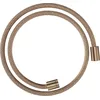 Image de hansgrohe AXOR ShowerSolutions flexible de douche textile, 1250mm, écrou cylindrique des deux côtés, 28228310, Couleur: Brushed Red Gold