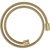 Image de hansgrohe Flexible de douche textile 1250 mm, raccords cylindriques des 2 côtés, or brossé optique
