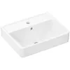Image de Hansgrohe Xanuia Q lave-mains, 1 trou de robinetterie, avec trop-plein, 500x390mm, blanc, 60131450