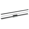 Image de hansgrohe AXOR Drain Set de finition caniveau, 1200mm pour montage mural, 42529670, Couleur: noir mat