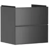 Image de Hansgrohe Xevolos E Armoire sous lavabo, 2 tiroirs, SoftClose, 580x475x555mm, pour lavabo, 54177770, Couleur: Corps Gris Ardoise Mat, façade Gris Ardoise métallique