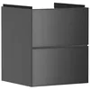 Image de Hansgrohe Xevolos E Meuble sous-lavabo, 2 tiroirs, SoftClose, 480x475x555mm, pour Lave-Mains, 5417, Couleur: Corps Gris Ardoise Mat, façade Gris Ardoise métallique