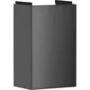 Image de Hansgrohe Xevolos E Armoire sous lavabo, 1 Porte, charnières à Droite, 340x245x555mm, pour Lave-Mains, 54171770, Couleur: Corps Gris Ardoise Mat, façade Gris Ardoise métallique