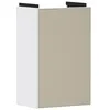 Image de Hansgrohe Xevolos E Armoire sous lavabo, 1 Porte, charnières à Gauche, 340x245x555mm, pour Lave-Mains, 54166390, Couleur: Corps Blanc Mat, façade Bronze structuré