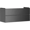 Image de Hansgrohe Xevolos E Meuble sous-lavabo, 2 tiroirs, SoftClose, 1180x475x555mm, pour lavabo, 5418, Couleur: Corps Gris Ardoise Mat, façade Gris Ardoise métallique