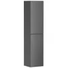 Image de Hansgrohe Xevolos E Armoire Haute, charnière de Porte à Gauche, 400x360x1760mm, 542, Couleur: Corps Gris Ardoise Mat, façade Gris Ardoise métallique