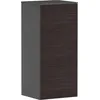 Image de Hansgrohe Xevolos E Armoire mi-Haute, charnière de Porte à Droite, 400x360x890mm, 5421, Couleur: Corps Gris Ardoise Mat, façade chêne foncé