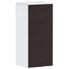 Image de Hansgrohe Xevolos E Armoire mi-Haute, charnière de Porte à Gauche, 400x360x890mm, 5421, Couleur: Corps Blanc Mat, façade chêne foncé