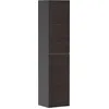 Image de Hansgrohe Xevolos E Armoire Haute, charnière de Porte à Droite, 400x360x1760mm, 54223730, Couleur: Gris Ardoise Mat, Chêne foncé