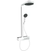 Image de hansgrohe Ensemble de douche Rainfinity avec thermostat, pomme de douche 250 mm, blanc mat
