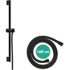 Image de hansgrohe Unica Pulsify S - Barre de douche 65cm avec flexible de douche 160 cm Isiflex et support de douche, Noir mat, 24400670