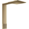 Image de hansgrohe Module de douche ShowerComposition 250x250 mm, blanc, 2 jets, brossé bronze