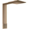 Image de hansgrohe Module de douche ShowerComposition 250x250 mm, chromé brossé, 2 jets, avec support