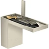 Image de hansgrohe Mitigeur monocommande lavabo 110 Axor MyEdition A 150 mm, avec vidage poussoir, sans plaque, nickel brossé