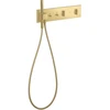 Image de hansgrohe Set complet ShowerComposition UP-THM, 2 sorties, optique or brossé