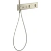 Image de hansgrohe Ensemble prêt à poser ShowerComposition UP-THM, 2 utilisateurs, nickel brossé