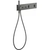 Image de hansgrohe AXOR ShowerComposition module thermostatique Select, 2 consommateurs, 470/110, 12571, Couleur: Chrome noir poli