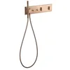 Image de hansgrohe AXOR ShowerComposition module thermostatique Select, 2 consommateurs, 470/110, 12571, Couleur: Rouge poli or