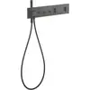 Image de hansgrohe Ensemble prêt à poser ShowerComposition UP-THM, 3 sorties, chrome noir brossé