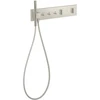 Image de hansgrohe Ensemble complet ShowerComposition UP-THM, 3 utilisateurs, aspect acier inoxydable