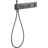 Image de hansgrohe Set complet ShowerComposition UP-THM, 3 utilisations, chrome noir poli