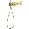 Image de hansgrohe Ensemble prêt à poser ShowerComposition UP-THM, 3 consommations, or poli