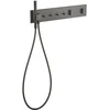 Image de hansgrohe Ensemble complet ShowerComposition UP-THM, 4 consommations, chrome noir poli