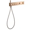 Image de hansgrohe AXOR ShowerComposition module thermostatique Select, 4 consommateurs, 610/110, 12573, Couleur: Rouge poli or