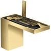 Image de hansgrohe Mitigeur lavabo monocommande 110 Axor MyEdition A 150 mm, avec vidage poussoir, sans plaque, finition or optique