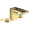 Image de hansgrohe Axor MyEdition A Robinet lavabo 3 trous 110 150 mm, avec trop-plein, sans plaque, or optique poli