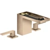 Image de hansgrohe Axor MyEdition A Robinet lavabo 3 trous 150 mm, avec vidage, sans plaque, poli or rose