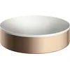 Image de hansgrohe AXOR Suite lavabo à poser, rond, D 400mm, avec cadre métal, sans trop-plein, SolidSurface, 42001, Couleur: Rouge poli or