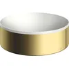 Image de hansgrohe AXOR Suite lavabo à poser, rond, D 300mm, avec cadre métal, sans trop-plein, SolidSurface, 42000, Couleur: Optique en or poli