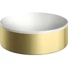 Image de hansgrohe AXOR Suite lavabo à poser, rond, D 300mm, avec cadre métal, sans trop-plein, SolidSurface, 42000, Couleur: laiton brossé