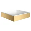 Image de hansgrohe AXOR Suite lavabo à poser, rectangulaire, 400x400mm, avec cadre métal, sans trop-plein, SolidSurface, 42003, Couleur: Optique or brossé