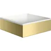 Image de hansgrohe AXOR Suite lavabo à poser, rectangulaire, 285x285mm, avec cadre métal, sans trop-plein, SolidSurface, 42002, Couleur: laiton brossé