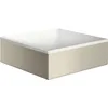 Image de hansgrohe AXOR Suite lavabo à poser, rectangulaire, 285x285mm, avec cadre métal, sans trop-plein, SolidSurface, 42002, Couleur: Nickel brossé