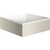Image de hansgrohe AXOR Suite lavabo à poser, rectangulaire, 285x285mm, avec cadre métal, sans trop-plein, SolidSurface, 42002, Couleur: Acier inoxydable Optic