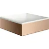 Image de hansgrohe AXOR Suite lavabo à poser, rectangulaire, 285x285mm, avec cadre métal, sans trop-plein, SolidSurface, 42002300, Couleur: Rouge poli or